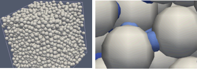 Elasticity of model weakly cemented granular materials: a numerical study