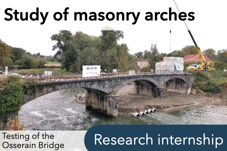 Internship: Study of masonry arches models